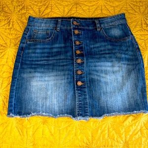 Stretch Denim Skirt‎